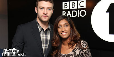 Justin Timberlake en el show de Chris Moyles de Radio 1
